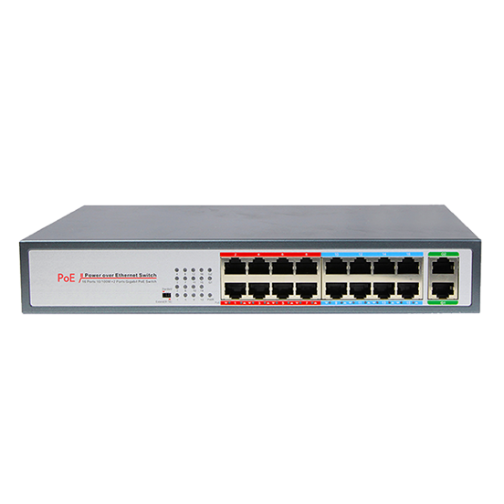 BasIP SH-20.16 PoE Switch