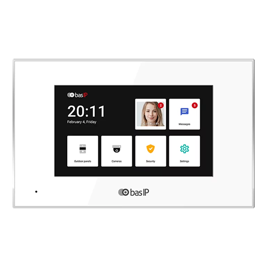 Moniteurs d'intérieur BasIP AQ-07LL avec dispositif audio
