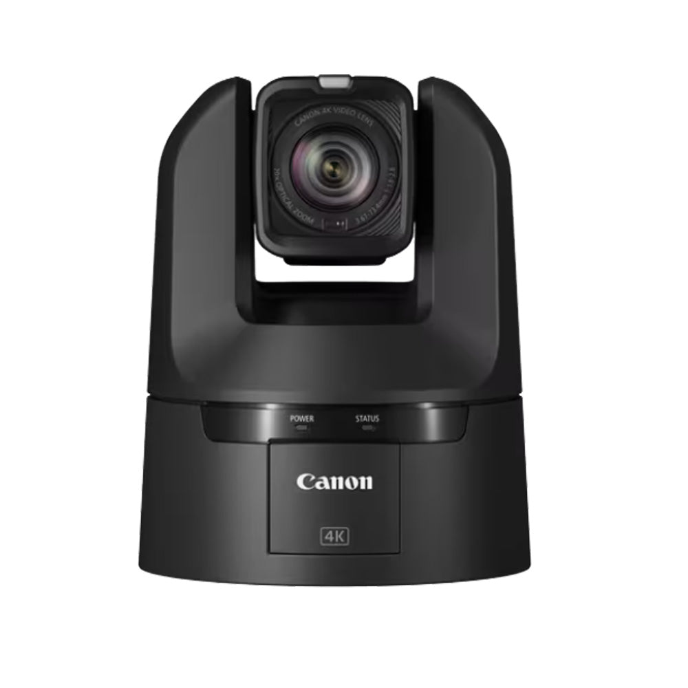 Canon CR-N350 4K PTZ Kamera Schwarz — Frontansicht
