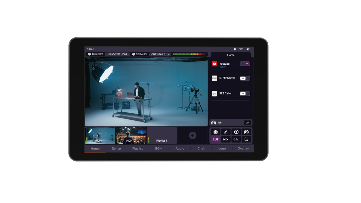 Sprolink NeoLIVE MD8 mobiles Live-Streaming-Studio