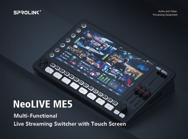 Sprolink NeoLIVE ME5 4K Touch-Broadcast-Switcher – Ansicht 3