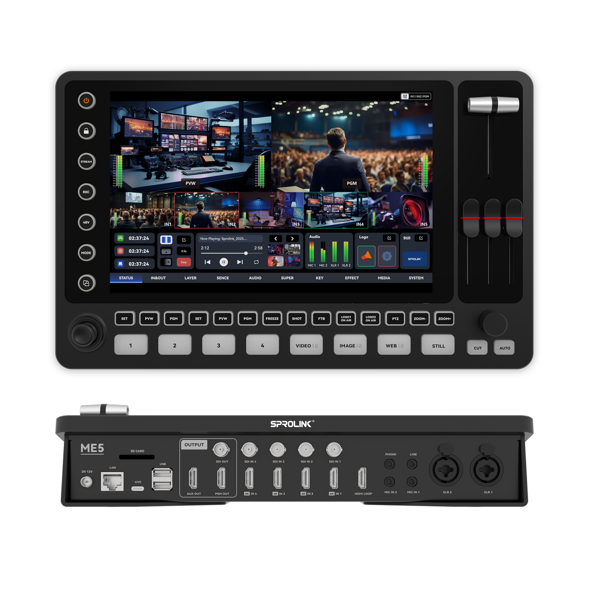 Sprolink NeoLIVE ME5 4K Touch-Broadcast-Switcher