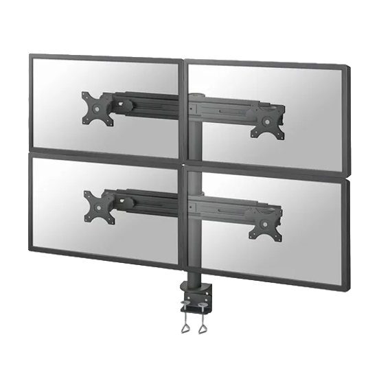 Neomounts D700D4 27" Quad Monitor Tischhalterung