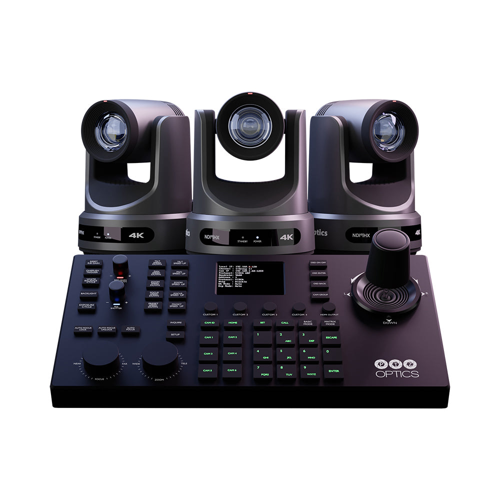 PTZOptics Producer SE Bundle 3x Move SE 20x + PT-JOY-G4