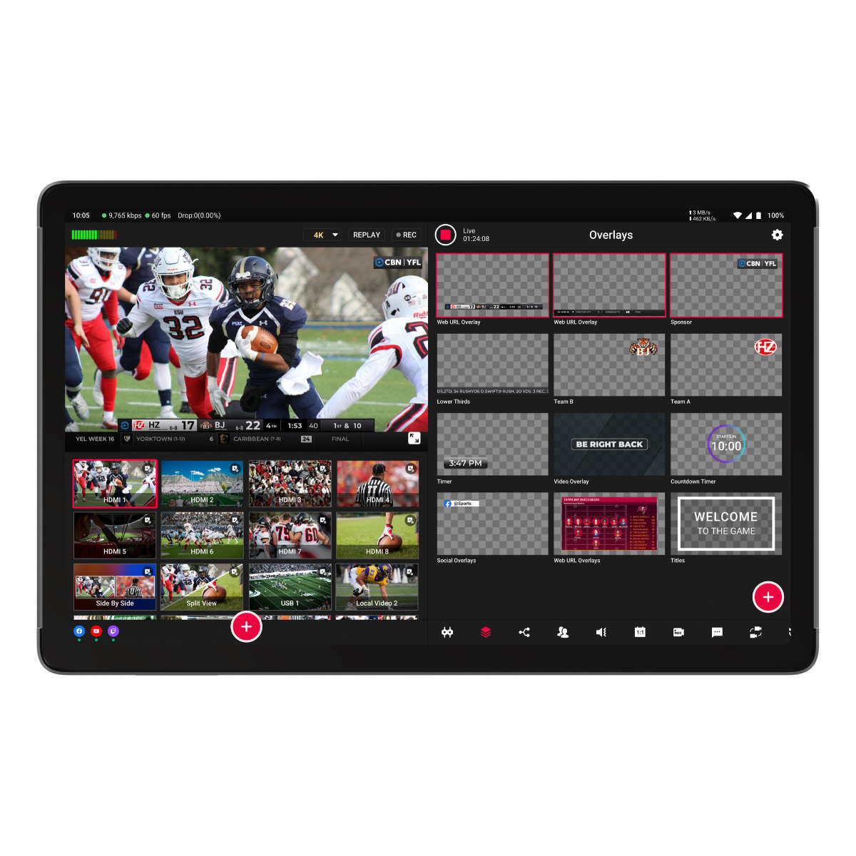 YoloLiv YoloBox Extreme — 4K Multi-Kamera Live Streaming Switcher