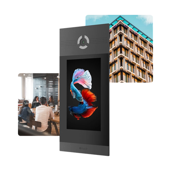 BasIP AA-14FB IP video intercom with touchscreen