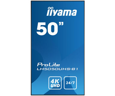 iiyama ProLite LH5050UHS-B1 – Rückseite mit Anschlüssen