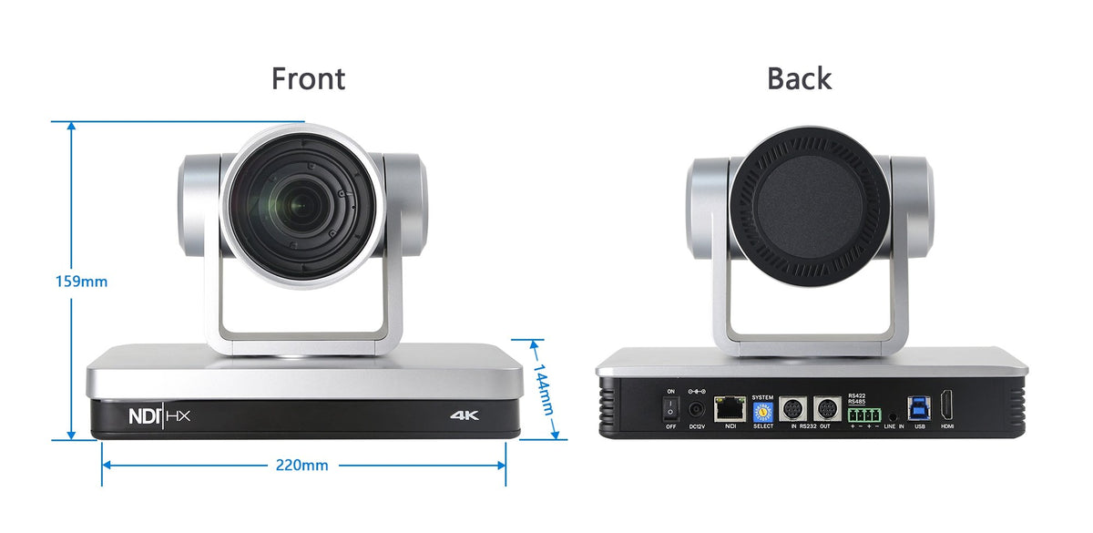 Sprolink SC-4K-25X 4K60 PTZ Kamera 25x Zoom – Ansicht 2