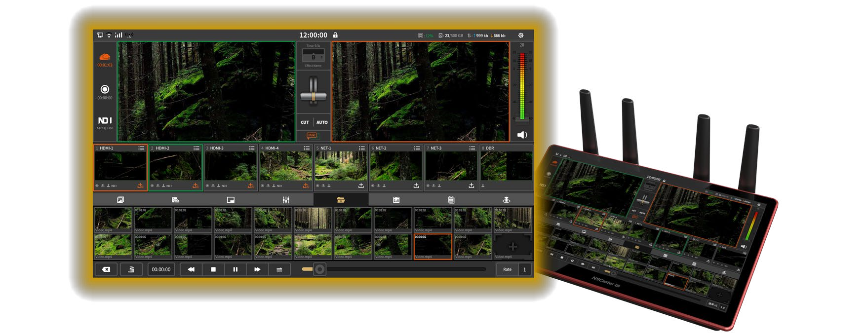 Nagasoft NSCaster X3 Box Live-Produktionssystem