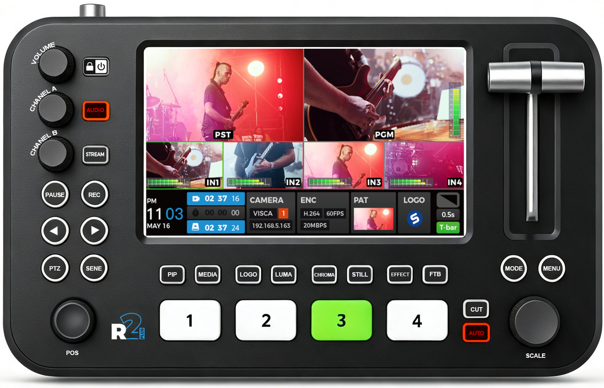 Sprolink NeoLIVE R2 Plus 4-Kanal HDMI Live-Streaming-Switcher