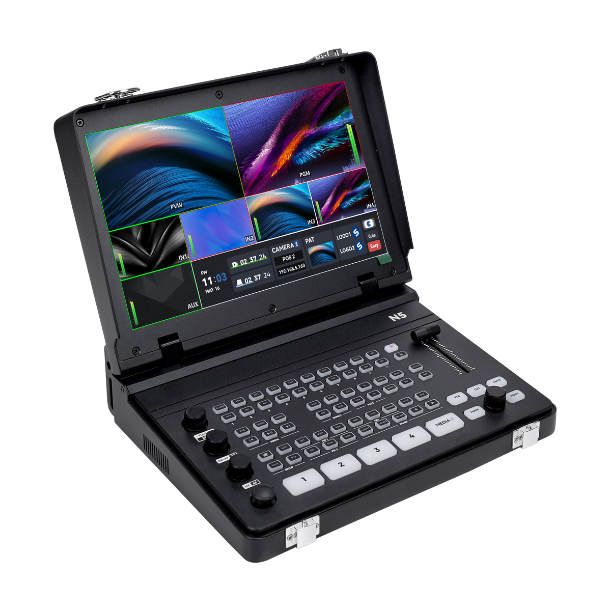 Sprolink NeoLIVE N5 5-Kanal Laptop-Switcher – Ansicht 3
