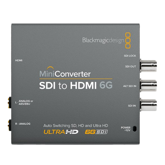 Blackmagicdesign Mini Converter SDI to HDMI 6G