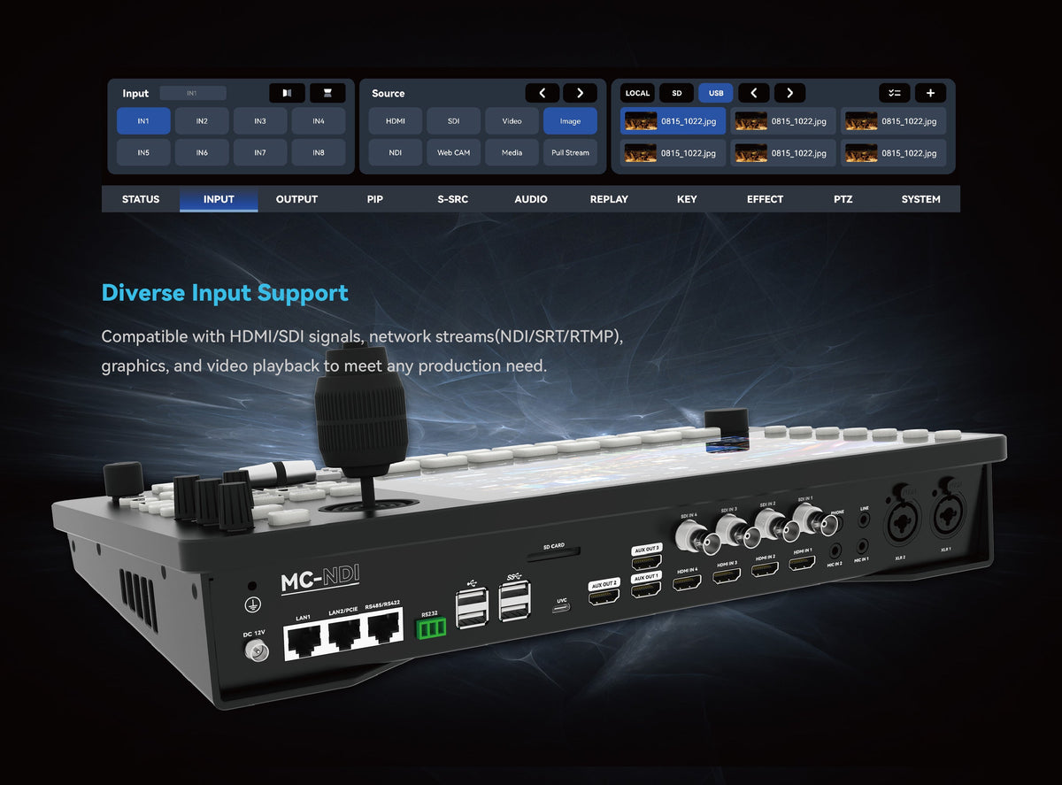 Sprolink MC-NDI 8-Kanal NDI Video-Switcher – Ansicht 8