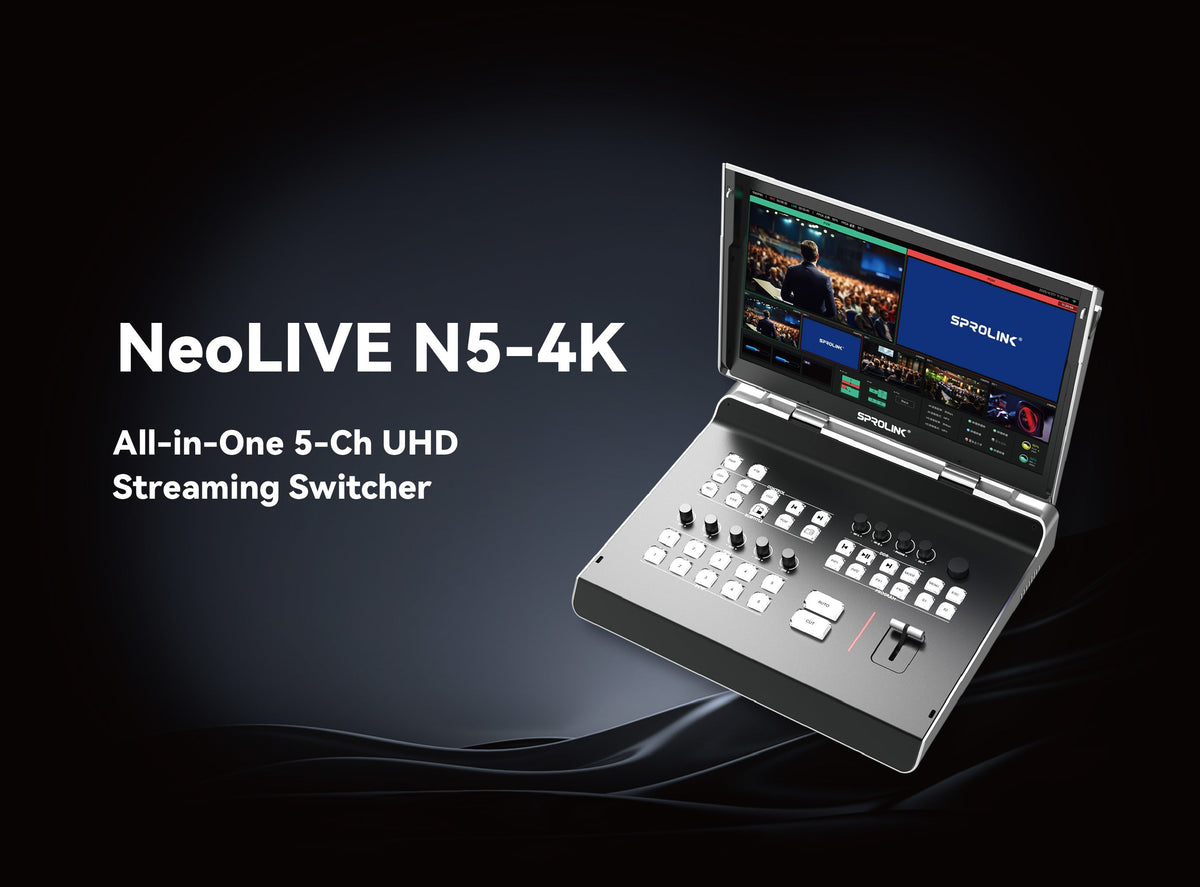 Sprolink NeoLIVE N5-4K All-in-One UHD Streaming-Switcher – Ansicht 2