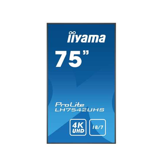 iiyama 75" ProLite 4K-UHD Digital Signage
